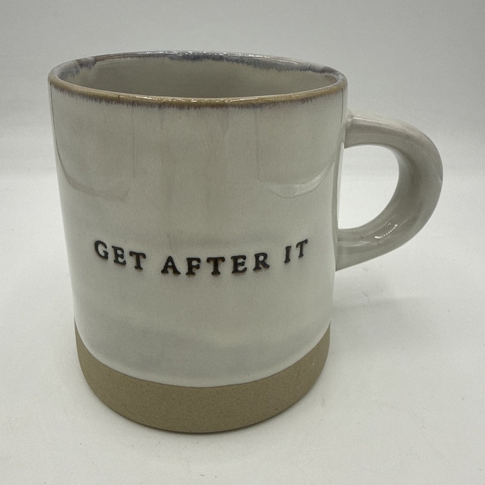 Hearth & Hand w/ Magnolia "Get After It" Stoneware Coffee Mug Microwave Safe